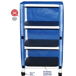 MJM Echo 3-Shelf Linen Cart