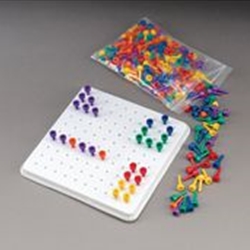 Sammons Preston® Multi-Colored Beaded Pegs and Peg Board
