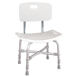 Drive Medical Deluxe Bariatric Shower Chair with Cross-Frame Brace - 1/cs