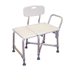 Drive Medical Deluxe Bariatric Transfer Bench with Cross-Frame Brace - 2/cs