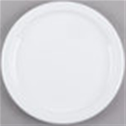 Cambro 9" Ceramic Plate - 24/cs - White