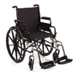 Invacare 9000 SL Wheelchair - Super-Hemi 15.5" Seat To Floor Height