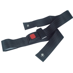 Complete Medical Velcro Type Closure Seat Belt 48" Black