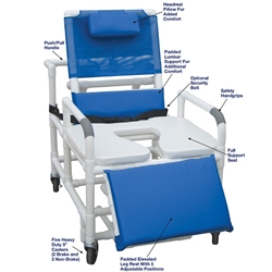 MJM 30" Bariatric Reclining Shower Chairs