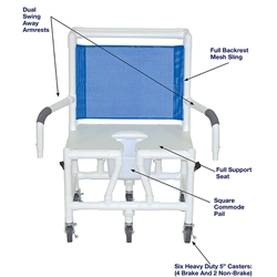 MJM 26" Wide Shower Chairs