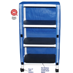 MJM Echo 3-Shelf Linen Cart