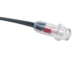 T 1-3/4 Wire Terminal Bulb, 28 V, 0.024 A, Clear