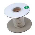 Crest CleanCord Plastic Pullcord, White, 100 ft roll