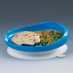 Sammons Preston Ableware Scooper Plate with Suction Cup Base
