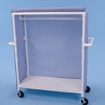 Healthline Clothing Cart with Full Clothing Bar