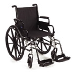Invacare 9000 SL Wheelchair - Super-Hemi 15.5" Seat To Floor Height