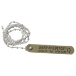 Callcare Save-A-Switch white bead chain 10/pkg
