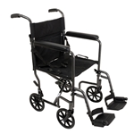 Complete Medical Wheelchair Transport Steel, 19" Seat Width
