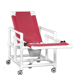 IPU Reclining Shower Chair Commode